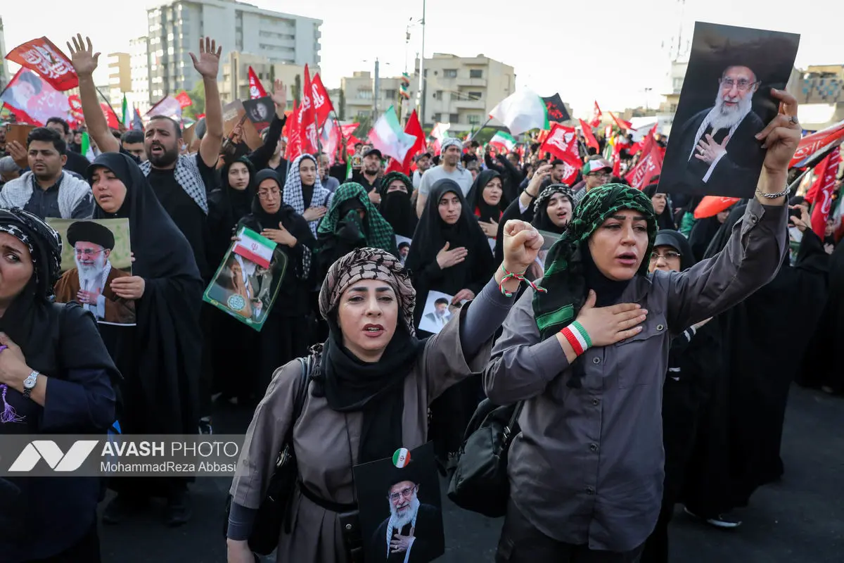 مراسم تشییع پیکر مطهر رهبر شهید انقلاب در تهران - ۲