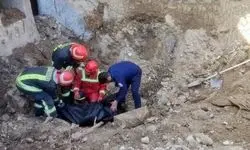 ریزش مرگبار یک ساختمان، جان 2 نفر را گرفت
