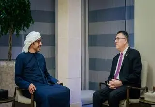 وزیر امور خارجه امارات درباره غزه با وزیر اسرائیلی گفتگو کرد