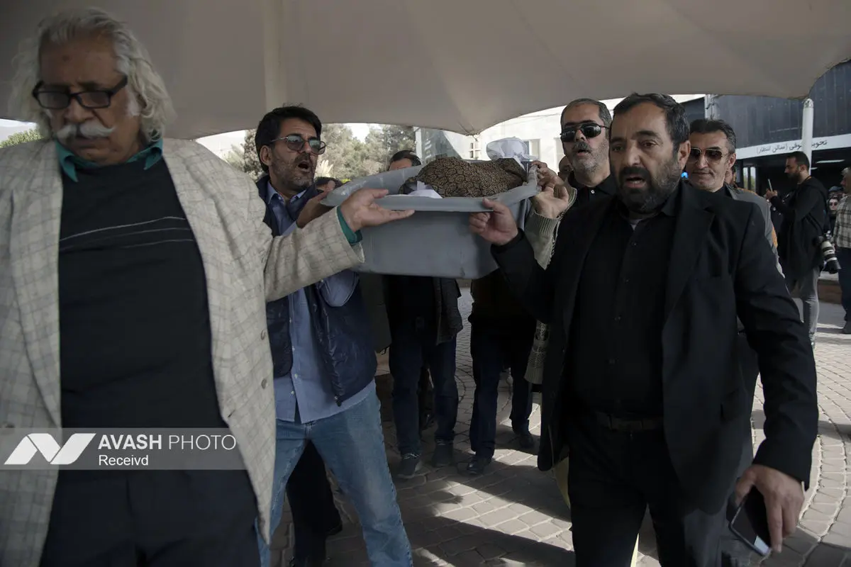 مراسم تشییع پیکر «همایون ارشادی»