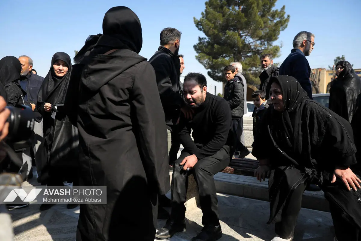 وداع با پیکر شهدای حملات صهیونی-آمریکایی