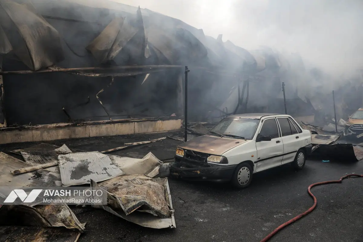 آتش‌سوزی بازار بزرگ جنت‌ - تهران