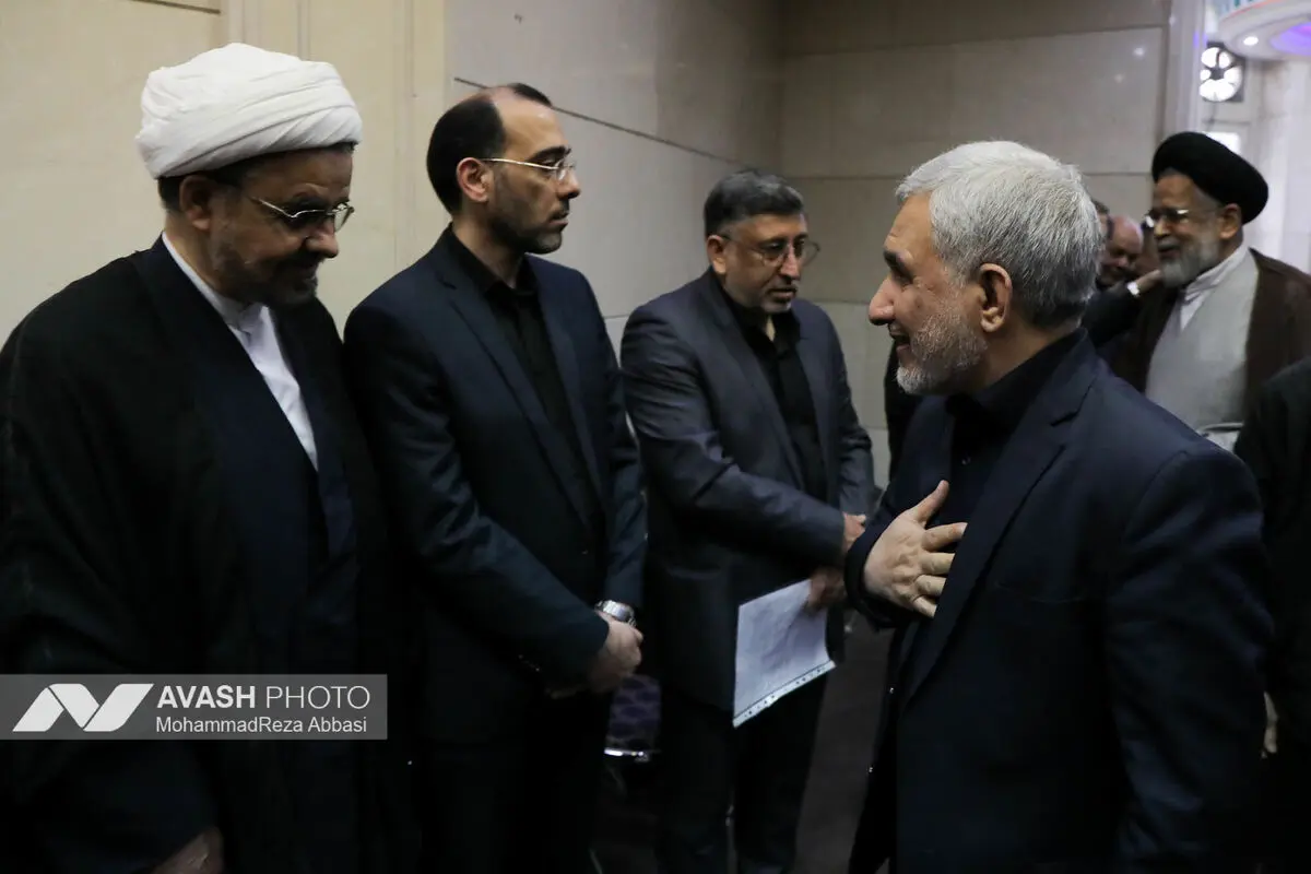 مراسم گرامیداشت شهید علی لاریجانی و فرزندش شهید مرتضی لاریجانی