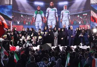 استقبال با شکوه از تیم ملی فوتبال زنان/ دختران «وطن» در آغوش «ملت»