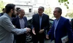 بازدید رییس سازمان انرژی اتمی از روزنامه ایران