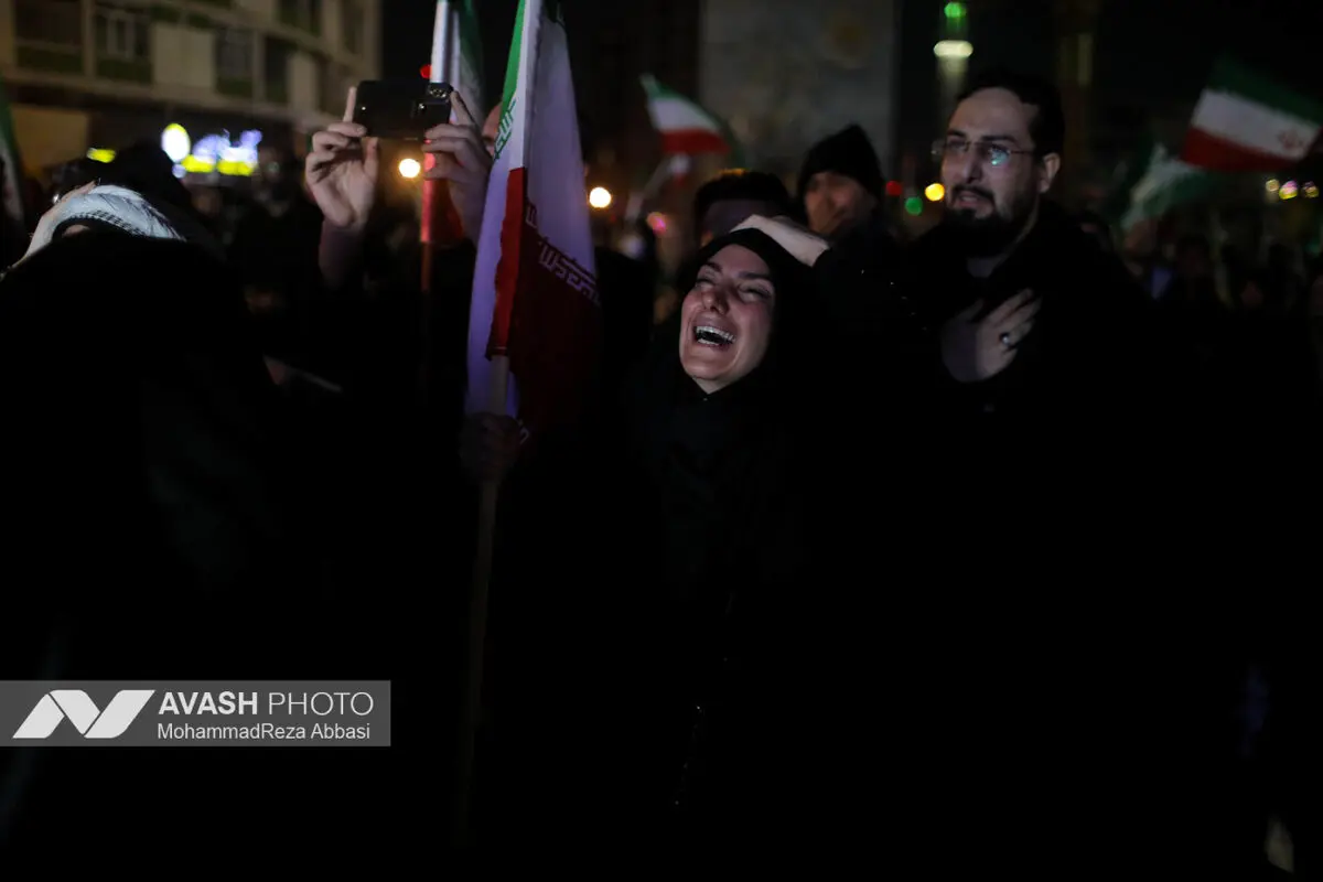 مراسم عزاداری در سوگ رهبر شهید انقلاب - تهران