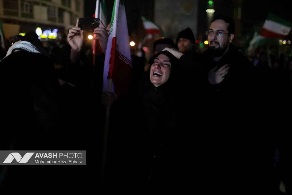 مراسم عزاداری در سوگ رهبر شهید انقلاب - تهران