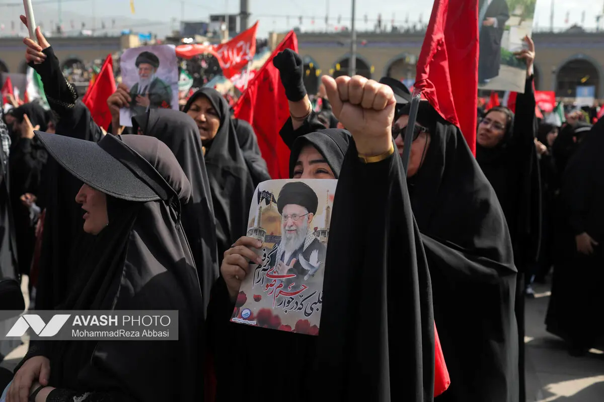 مراسم وداع با رهبر شهید انقلاب