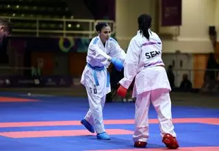 سارا بهمنیار از سد حریف سنگالی گذشت