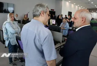 بازدید حاجی میرزایی از تحریریه آوش