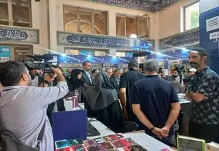 رئیس‌جمهور به نمایشگاه کتاب رفت