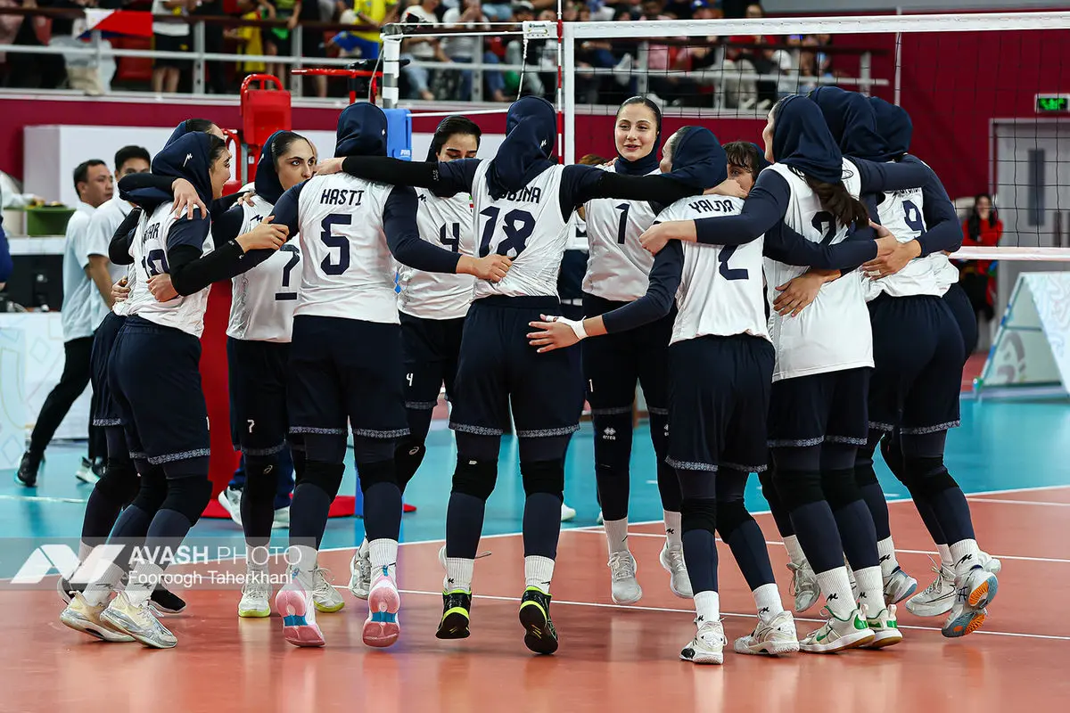 بازی‌های آسیایی جوانان؛ دختران والیبال ایران و  فیلیپین