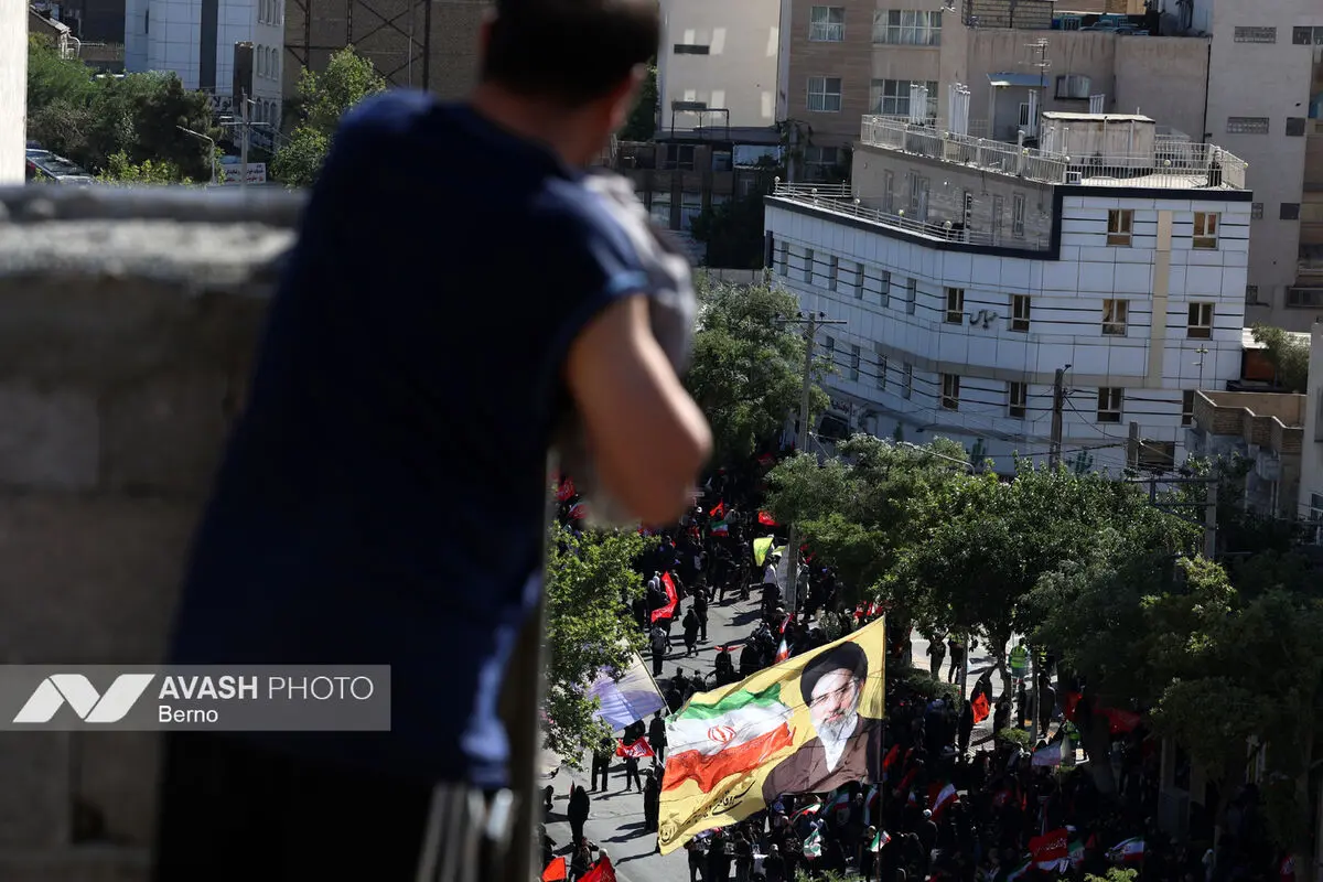 مراسم تشییع پیکر مطهر رهبر شهید انقلاب - مشهد
