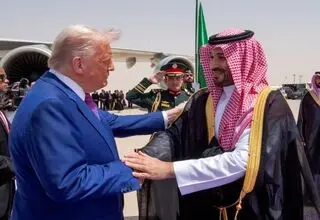 ولیعهد عربستان وارد کاخ سفید شد