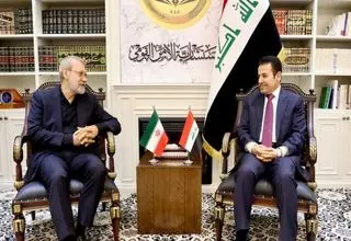 لاریجانی و مقام عراقی درباره کنترل مرزها گفتگو کردند