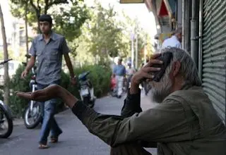 گدای مشهدی ۶۹ میلیون تومان پول در جیبش داشت