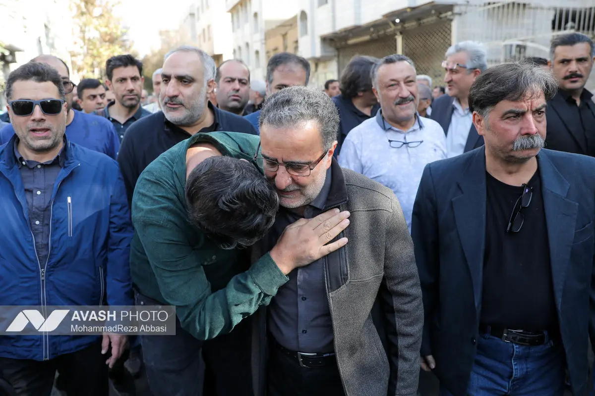 مراسم تشییع سید محمد تاج زاده