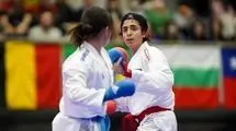 سارا ادریا به مدال برنز کاراته دست یافت
