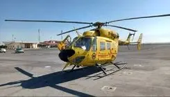 نجات مادر ۲۷ ساله باردار با بالگرد