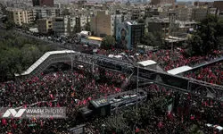 مراسم تشییع پیکر مطهر رهبر شهید انقلاب در تهران - ۲