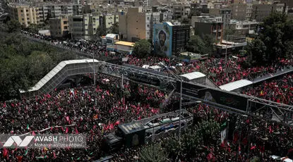 مراسم تشییع پیکر مطهر رهبر شهید انقلاب در تهران - ۲