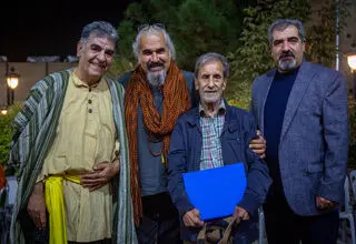 تقدیر از محمود بصیری در جشنواره آیینی سنتی