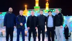 حضور تیم‌های ملی کشتی آزاد و فرنگی در کربلای معلی