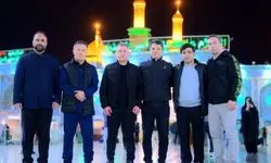 حضور تیم‌های ملی کشتی آزاد و فرنگی در کربلای معلی