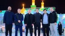 حضور تیم‌های ملی کشتی آزاد و فرنگی در کربلای معلی