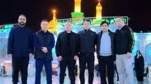 حضور تیم‌های ملی کشتی آزاد و فرنگی در کربلای معلی