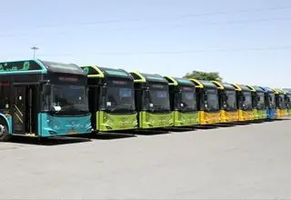 ترخیص ۸۵ اتوبوس برقی  در شرایط جنگی