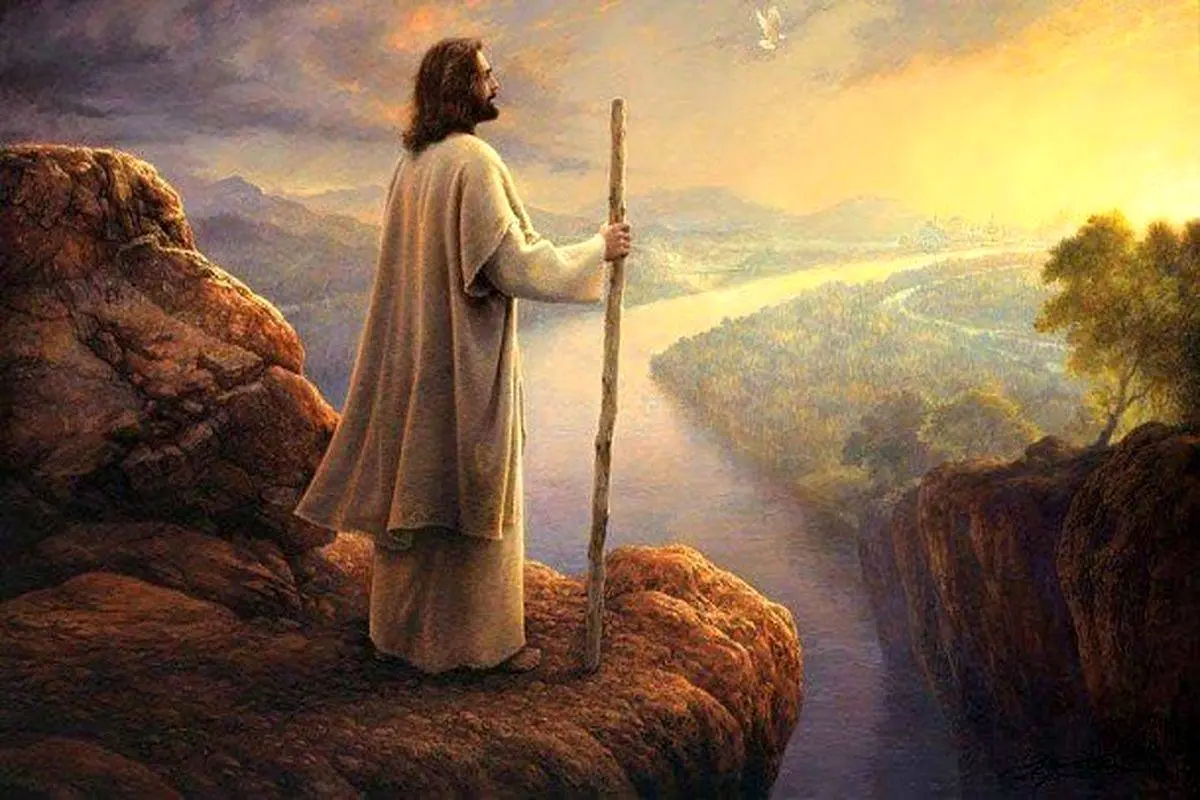 کشف نقاشی دیواری کمیاب از عیسی مسیح +فیلم