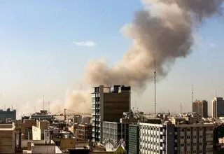 انفجار مهیب در اصفهان در پی حملات هوایی