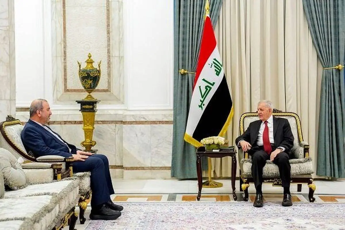 رئیسجمهور عراق و سفیر ایران درباره تقویت روابط رایزنی کردند