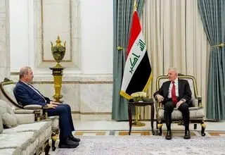 رئیس‌جمهور عراق و سفیر ایران درباره تقویت روابط رایزنی کردند