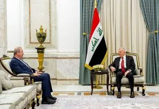 رئیس‌جمهور عراق و سفیر ایران درباره تقویت روابط رایزنی کردند