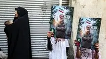 تصاویری از تشییع پیکر شهید مصباح‌الهدی باقری‌کنی داماد رهبر شهید انقلاب