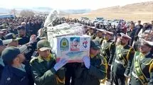 پیکر پاک سرباز شهید وطن در قزوین تشییع شد
