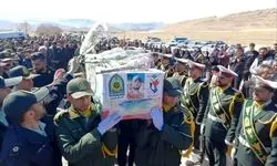 پیکر پاک سرباز شهید وطن در قزوین تشییع شد