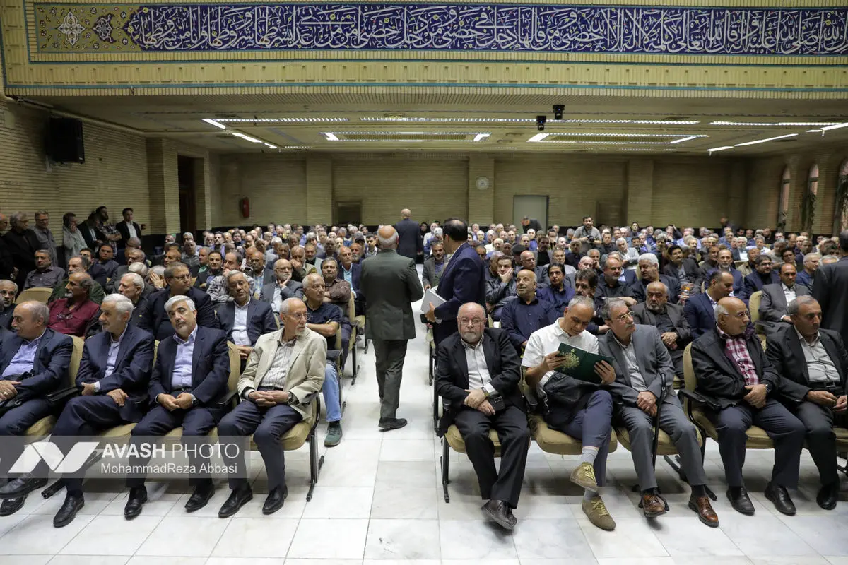 مراسم ترحیم سیدمحمد تاج‌زاده