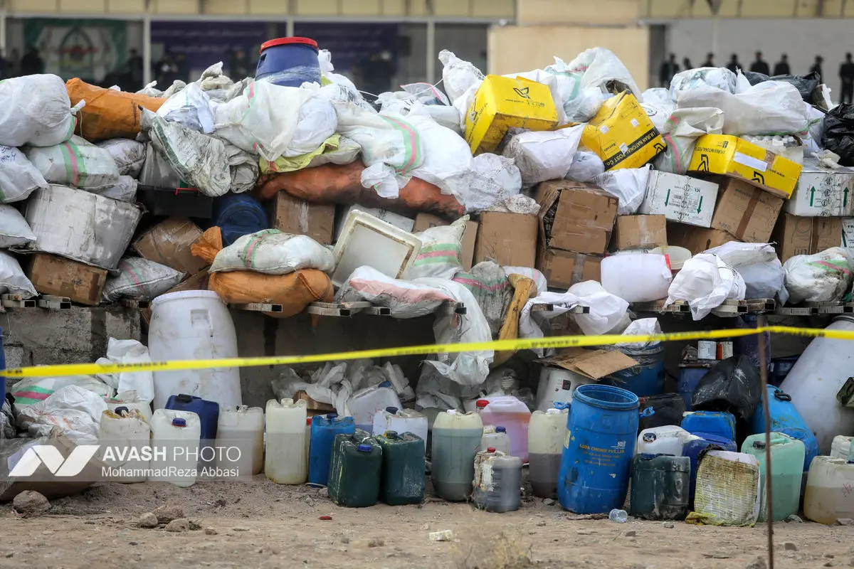 امحای ۲۰ تن مواد مخدر