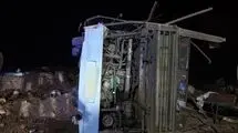 واژگونی اتوبوس مسافربری در زاهدان+جزییات