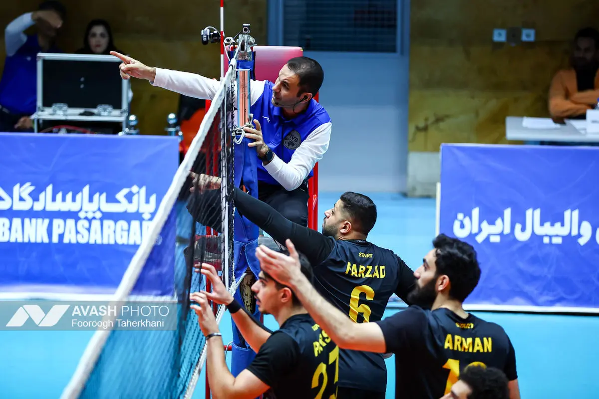 دیدار تیم های والیبال شهرداری ارومیه و سپاهان