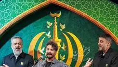 بوسه مصطفی راغب بر شانه محمود کریمی در امامزاده صالح+عکس