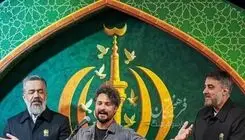بوسه مصطفی راغب بر شانه محمود کریمی در امامزاده صالح+عکس
