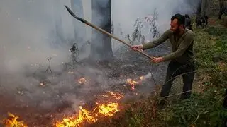 آخرین وضعیت جنگل الیت/ آتش مهار شده اما تمام نشده