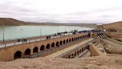 وضعیت تاسف‌بار سد فریمان در دی ماه ۱۴۰۴