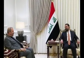 آل صادق با رئیس مجلس عراق دیدار کرد