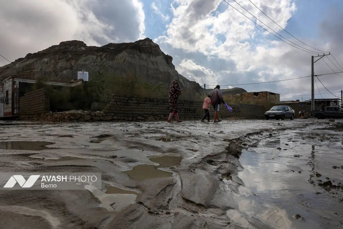 جزیره قشم پس از وقوع سیل