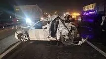 تصادف زنجیره‌ای هولناک در آزادراه قم-تهران/ شمار مصدومان اعلام شد
